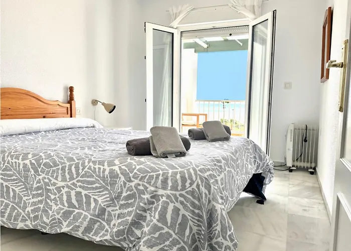 Santa Barbara B Front With Terrace, Sea View In And Garage In Conil Apartamento