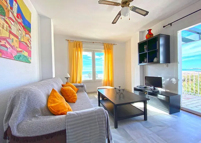 Santa Barbara B Front With Terrace, Sea View In And Garage In Conil * Conil De La Frontera