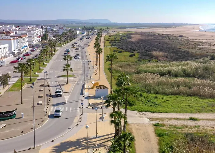 Santa Barbara B Front With Terrace, Sea View In And Garage In Conil Apartamento *